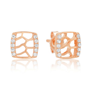 Cushion Square Studs