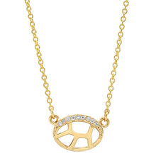 Load image into Gallery viewer, Oval Crescent Necklace