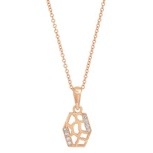 Load image into Gallery viewer, Tall Hexagon Charm Necklace