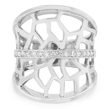 Load image into Gallery viewer, Road Less Travelled Wide Band Ring