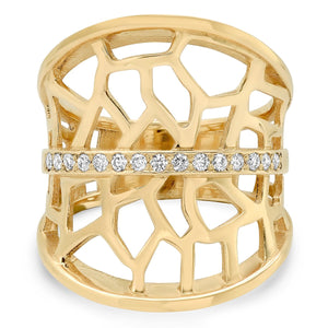 Road Less Travelled Wide Band Ring